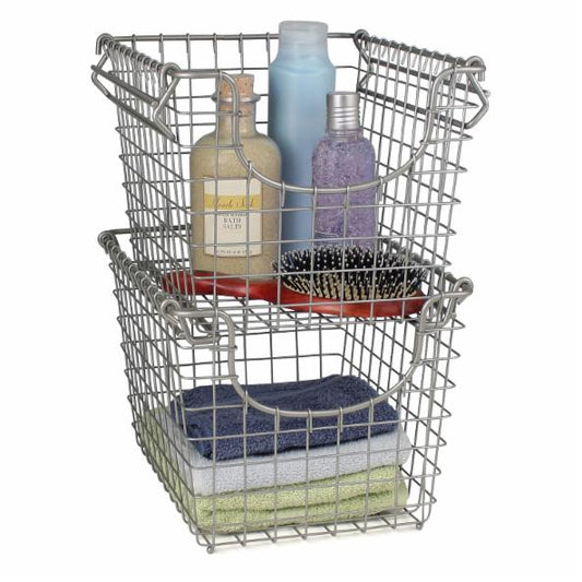 Kitchen Storage Unit: Diversified Scoop Small Stacking Basket
