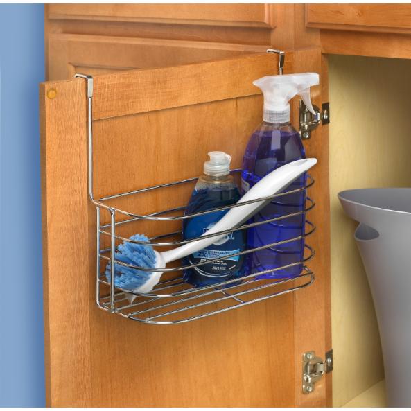 Kitchen Storage Unit: Linen Diversified Duo Over the Cabinet Towel Bar and Medium Basket