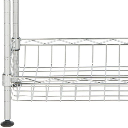 Kitchen Storage Unit Wavfeh Gaston 4 Tier Chrome Wire Mini Storage Rack