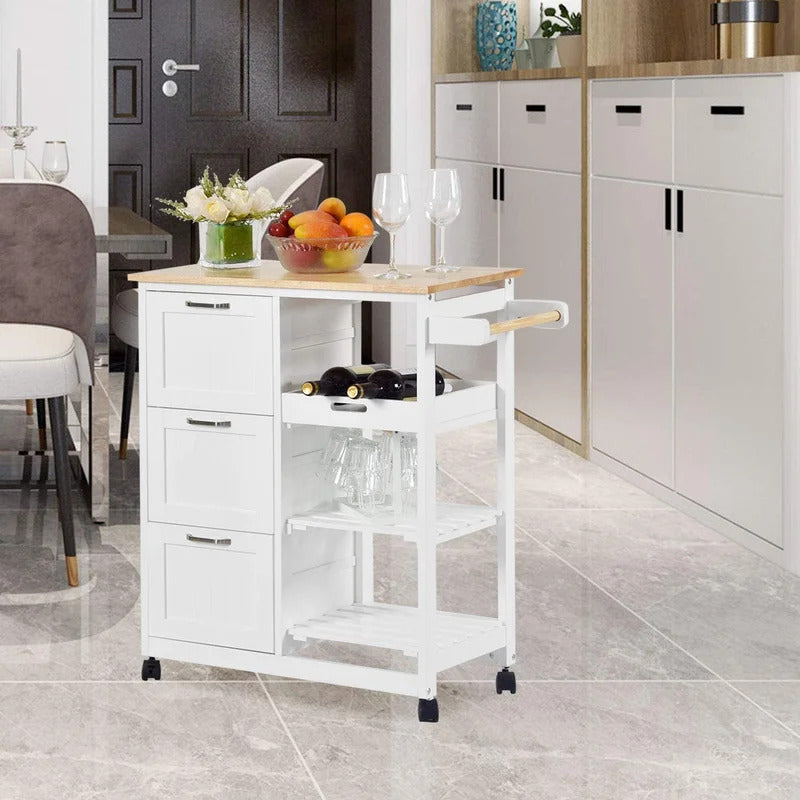 Kitchen Trolley: 27'' Standard Kitchen Cart 
