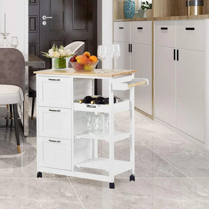Kitchen Trolley: 27'' Standard Kitchen Cart 