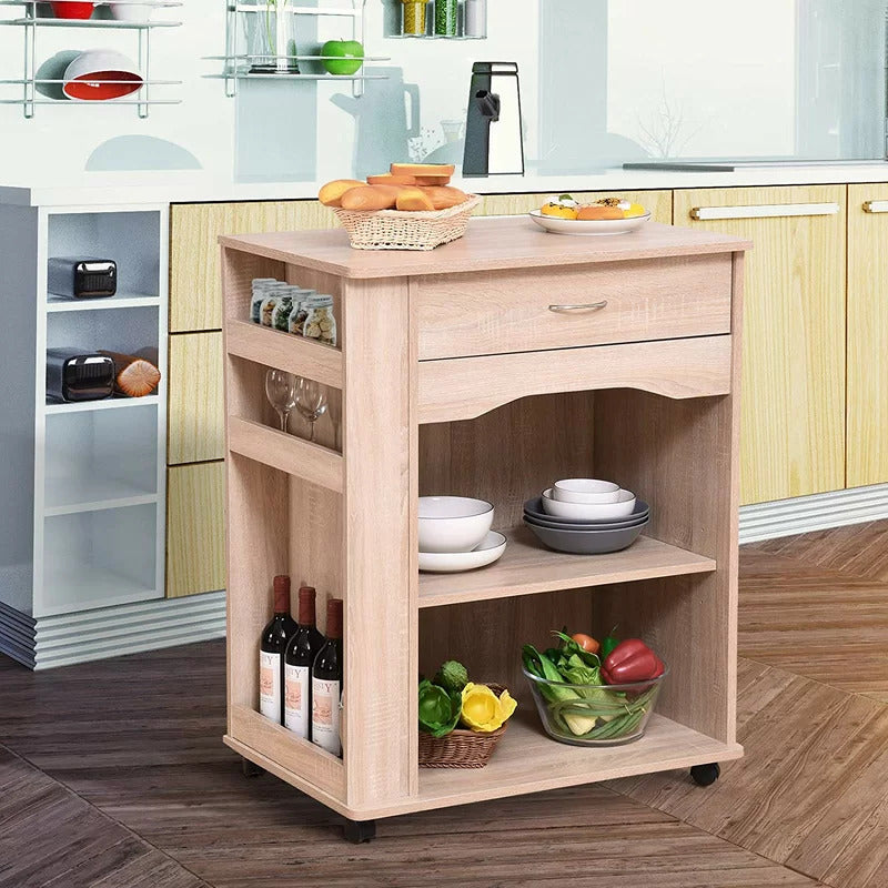 Kitchen Trolley: 29.75'' Kitchen Cart