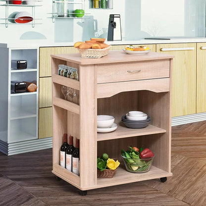 Kitchen Trolley: 29.75'' Kitchen Cart