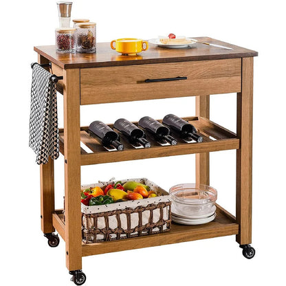 Kitchen Trolley: 31.1'' Standard Kitchen Cart