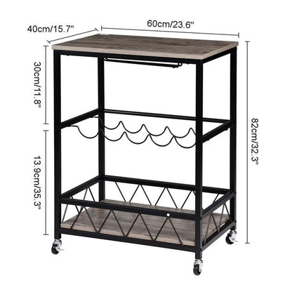 Kitchen Trolley 31.5'' Storage Rack