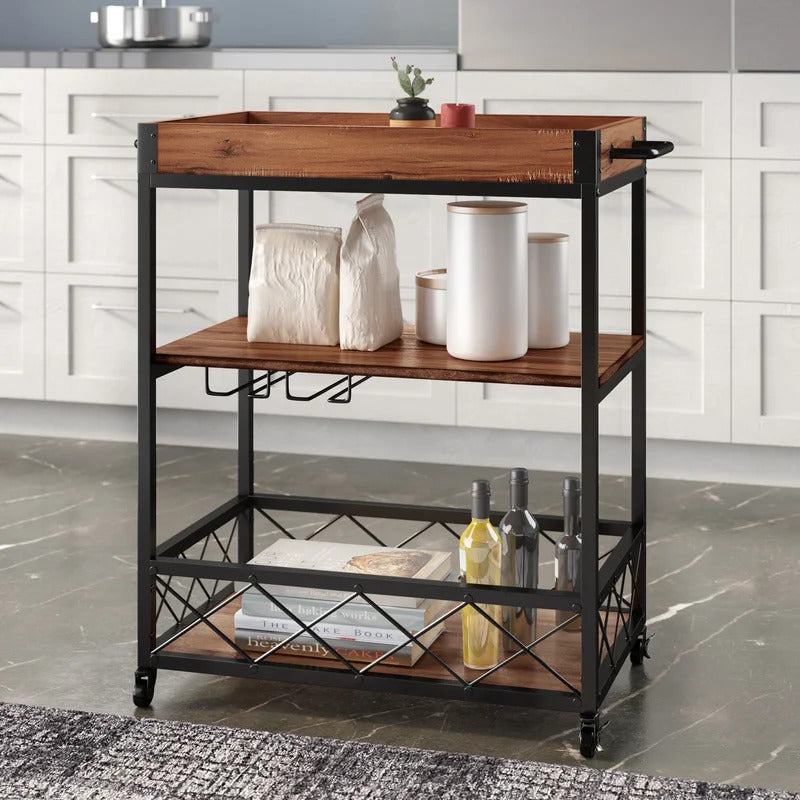 Kitchen Trolley: 31'' Kitchen Cart