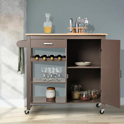Kitchen Trolley: 40'' Kitchen Cart