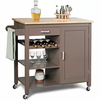 Kitchen Trolley: 40'' Kitchen Cart