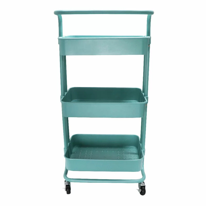 Kitchen Trolley: Trolley Kitchen Cart with Wheels 3 Layers