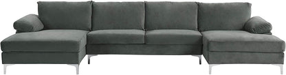 3 Seater Sofa : L-Shape Couch with Extra Wide