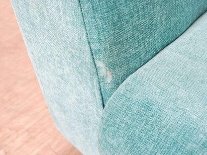 L-Shape Sofa Set Sectional 4 Seater Fabric Sofa Set (Blue)