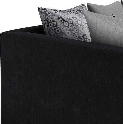 L Shape Sofa Set:- Home style Fabric Sofa Set (Grey)