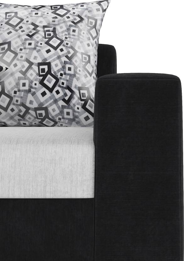 L Shape Sofa Set:- Home style Fabric Sofa Set (Grey)
