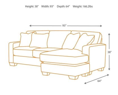 L Shape Sofa Set:- Fabric Sofa Set (Dark Grey)