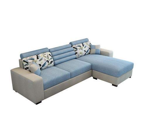 L Shape Sofa Set:- Hardwood Modern Fabric Sofa Set