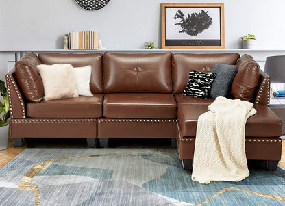 L Shape Sofa Set: L-Shaped Couch with Reversible Chaise