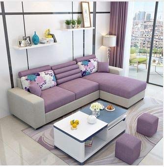 L Shape Sofa Set:- Modern Hardwood Fabric Sofa Set, Standard Size