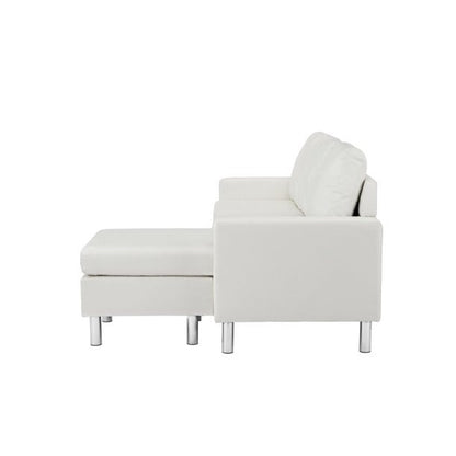 L Shape Sofa Set: Modern Sectional Sofa (Grey)