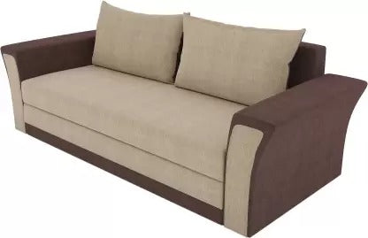 3 Seater Sofa:- Leo Fabric (Cream Brown)