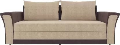 3 Seater Sofa:- Leo Fabric (Cream Brown)