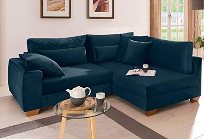 L Shape Sofa Set:- Florence Lounger Fabric Sofa Set
