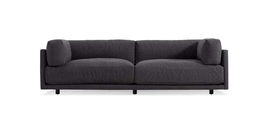 3 Seater Sofa Set:- Star Fabric Sofa Set  (Dark Slate Grey)