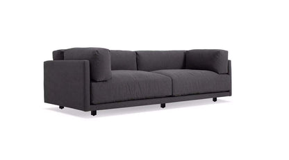 3 Seater Sofa Set:- Star Fabric Sofa Set  (Dark Slate Grey)