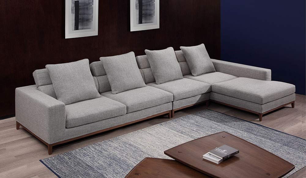 Lillyput Interio Volex Gray Extra Large Corner Sofa