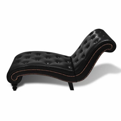 Lounge Chair: Genofet Chesterfield Chaise Lounge