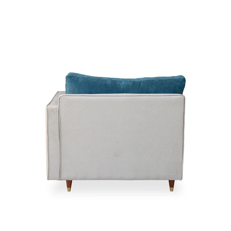 Lounge Chair: Heward Tufted Square Arms Chaise Lounge