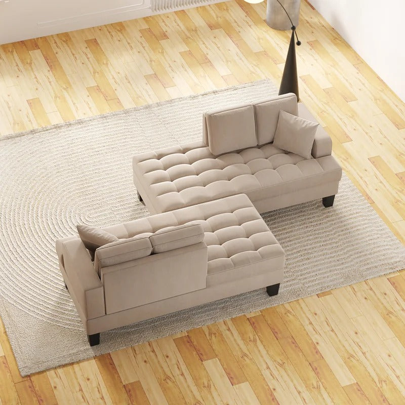 Lounge Chair: Jerak 2 Pieces Upholstered Chaise Lounge Set (Set of 2)