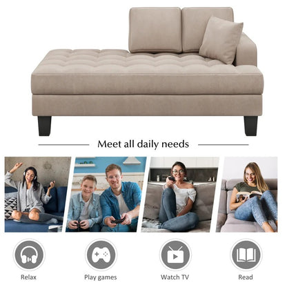 Lounge Chair: Jerak 2 Pieces Upholstered Chaise Lounge Set (Set of 2)