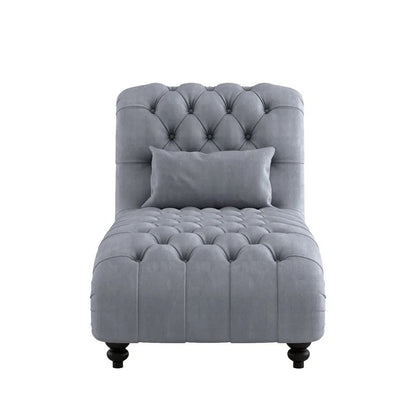 Lounge Chair: Leftoh Tufted Armless Chaise Lounge