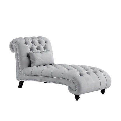 Lounge Chair: Leftoh Tufted Armless Chaise Lounge