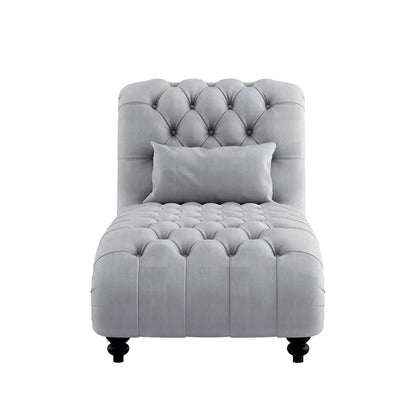 Lounge Chair: Leftoh Tufted Armless Chaise Lounge
