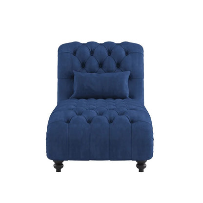 Lounge Chair: Leftoh Tufted Armless Chaise Lounge