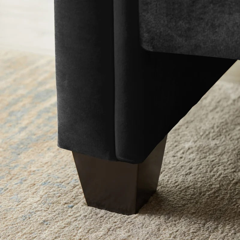 Lounge Chair: Mabel Rolled Arms Chaise Lounge