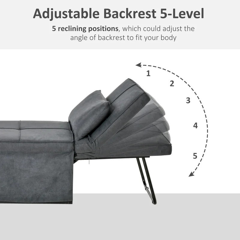 Lounge Chair: Uremin 4 In 1 Multi Function Folding Chaise Lounge