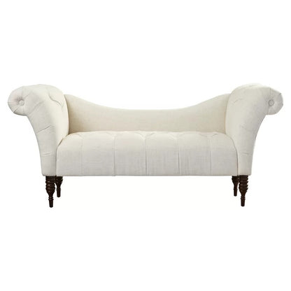 Lounge Chair: Wenya Tufted Rolled Arms Chaise Lounge