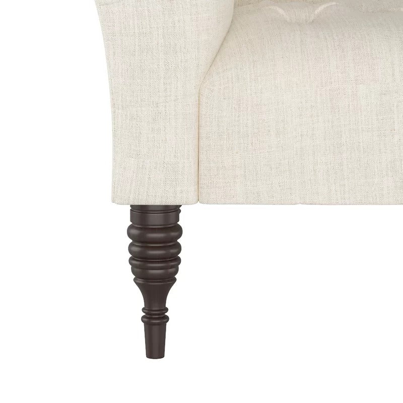 Lounge Chair: Wenya Tufted Rolled Arms Chaise Lounge