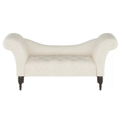 Lounge Chair: Wenya Tufted Rolled Arms Chaise Lounge