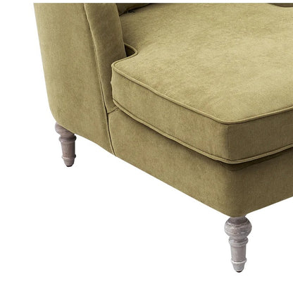 Lounge Chair: Xonet Tufted Two Arm Round Chaise Lounge with Storage
