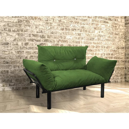 Loveseat: 49'' Flared Arm Loveseat Sofa