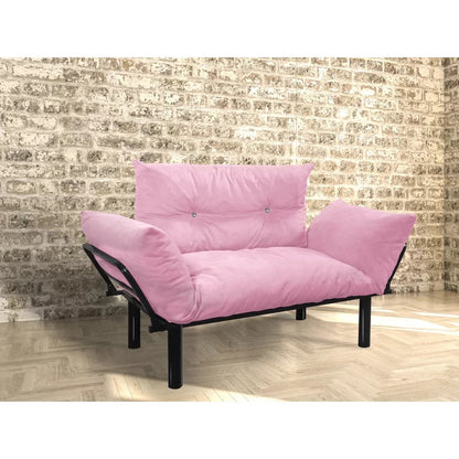 Loveseat: 49'' Flared Arm Loveseat Sofa