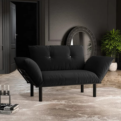Loveseat: 49'' Flared Arm Loveseat Sofa