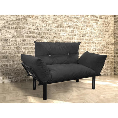 Loveseat: 49'' Flared Arm Loveseat Sofa