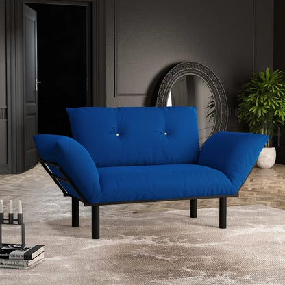 Loveseat: 49'' Flared Arm Loveseat Sofa
