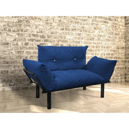 Loveseat: 49'' Flared Arm Loveseat Sofa