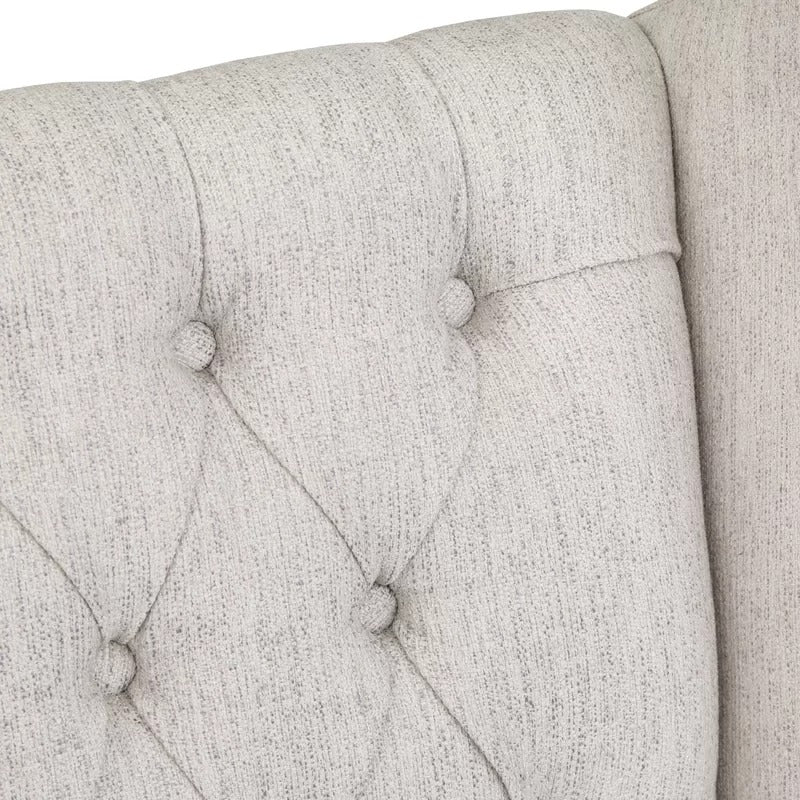 Loveseat: 50.3'' Recessed Arm Loveseat Sofa
