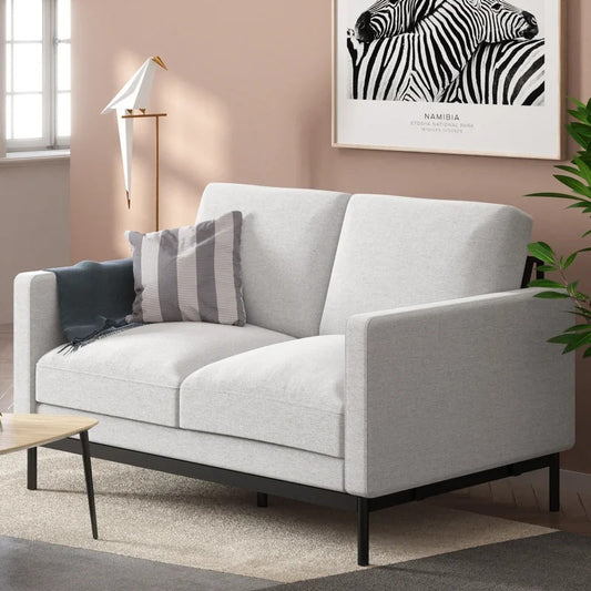 Loveseat: 53.5'' Square Arm Loveseat